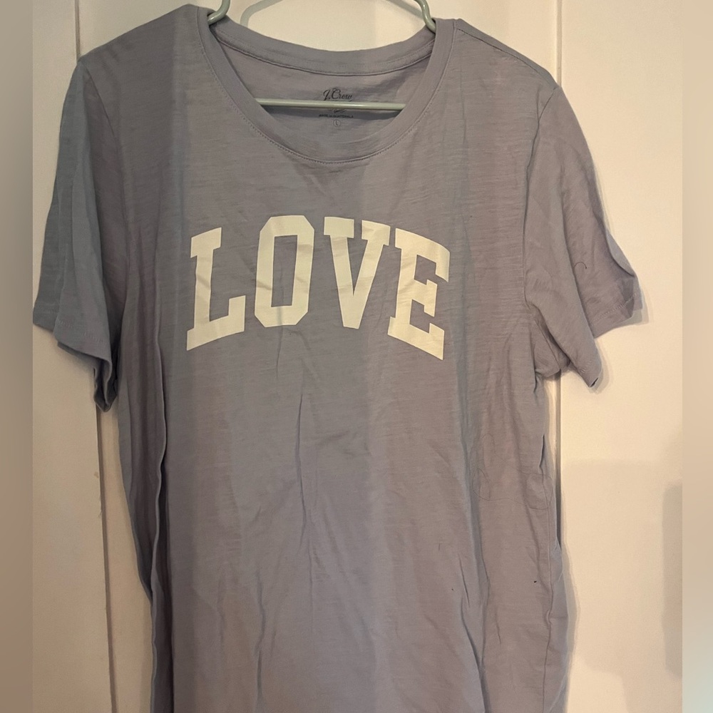 J Crew graphic tee. Size large.
